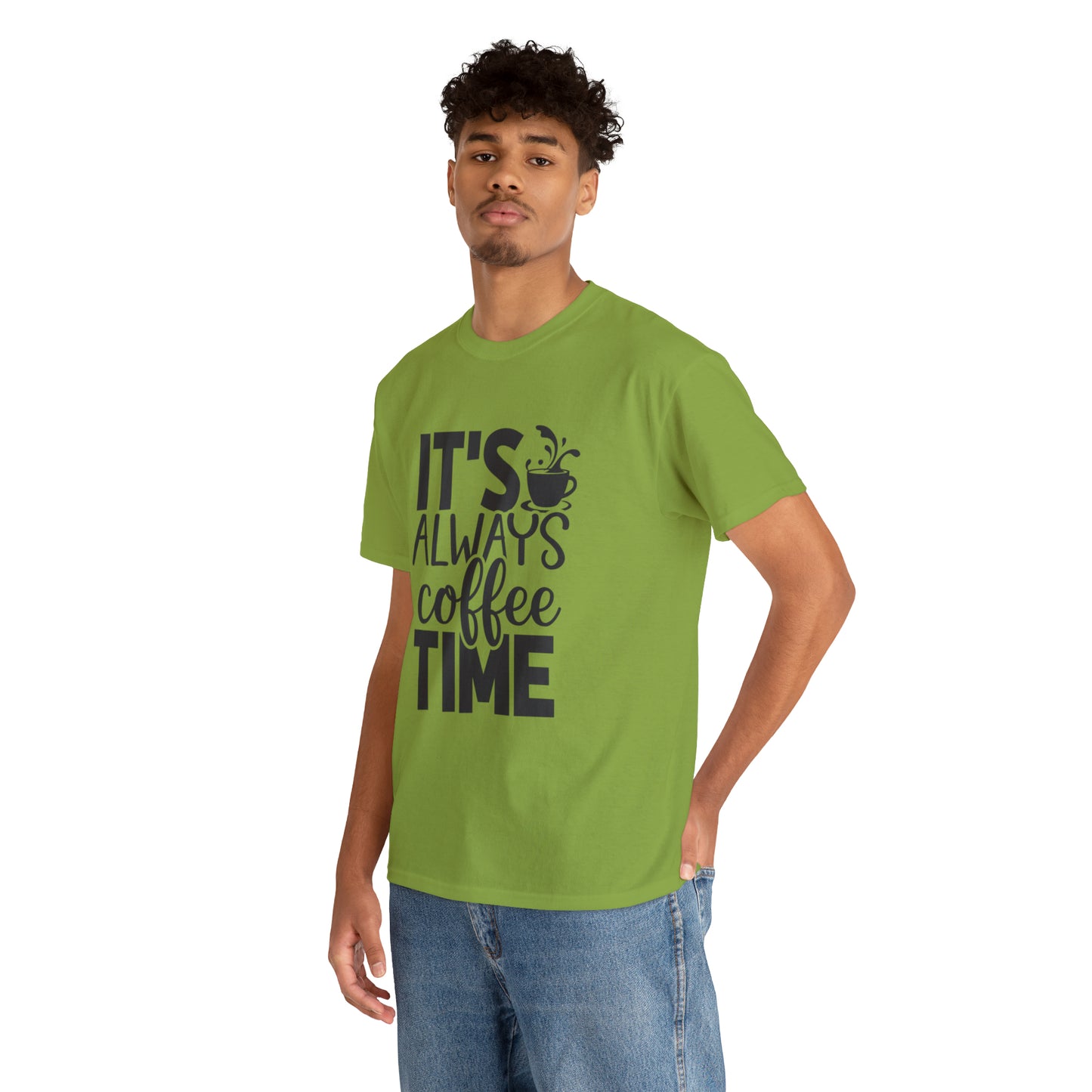 Always time for coffee Unisex Cotton Tee