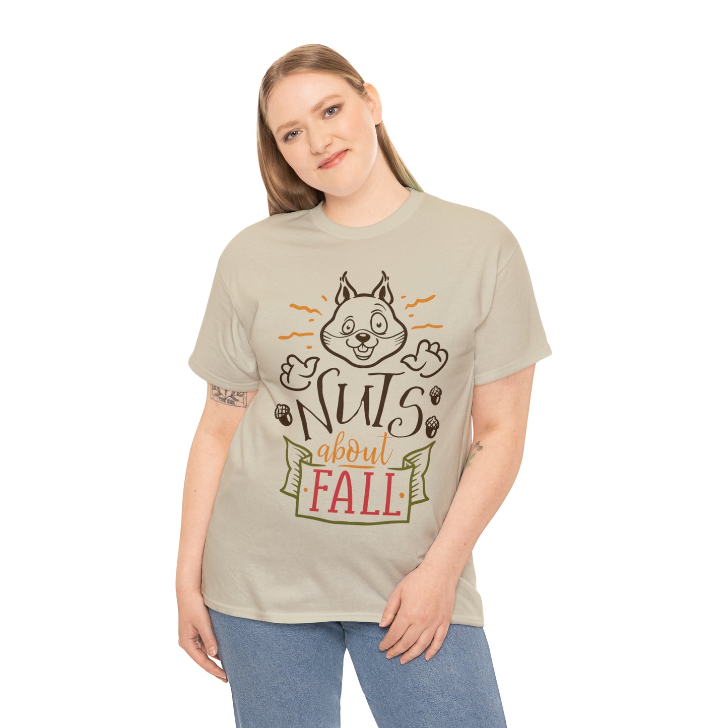 Nuts About Fall Unisex Heavy Cotton Tee