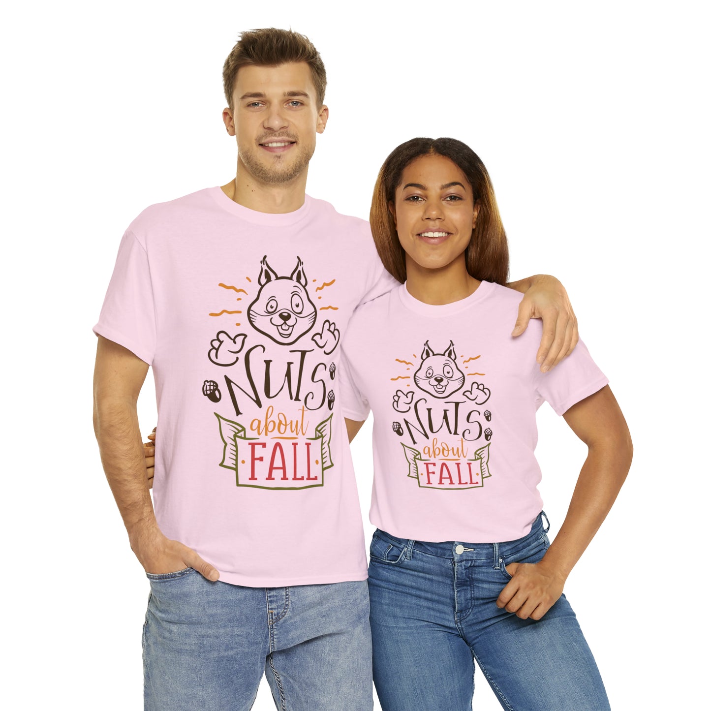 Nuts About Fall Unisex Heavy Cotton Tee