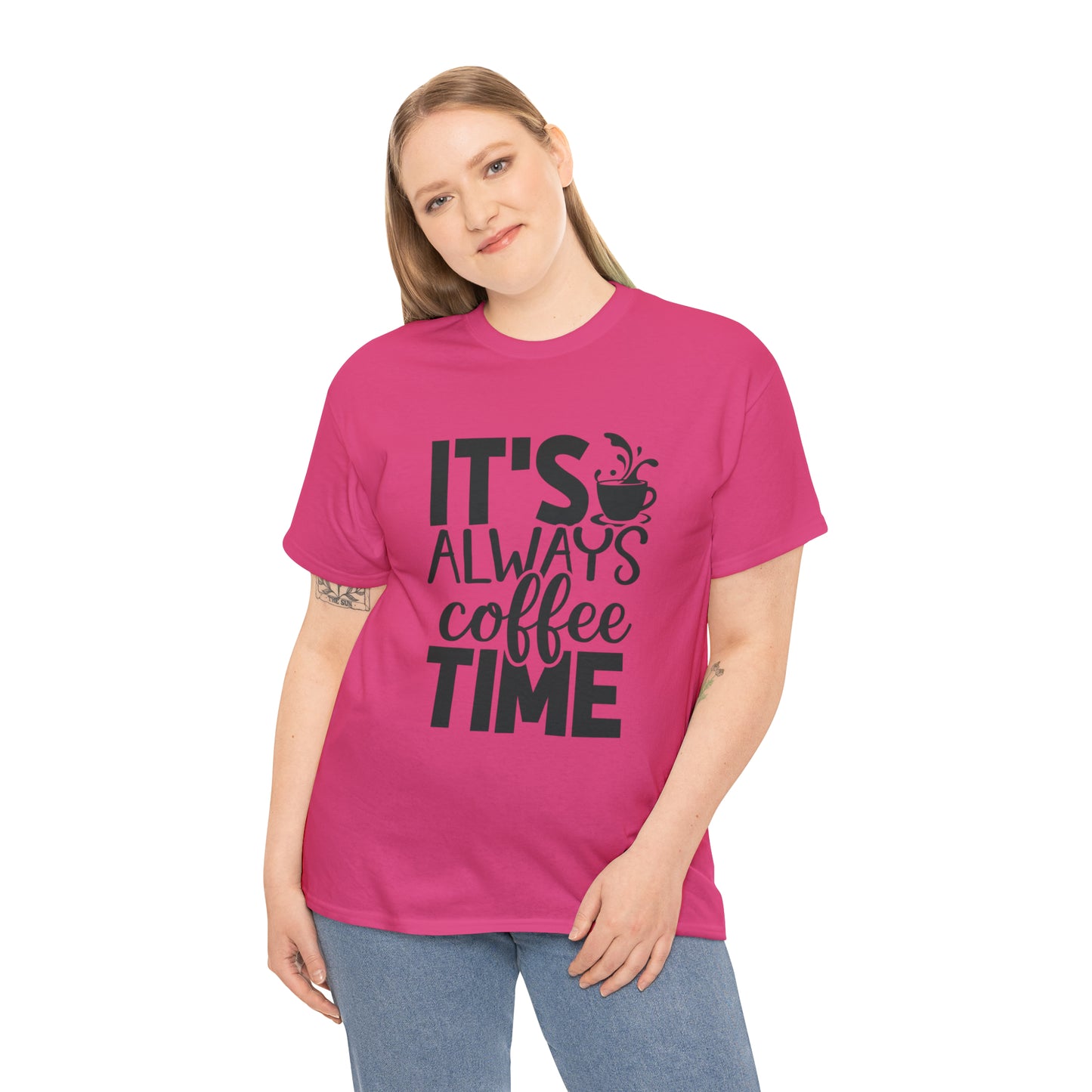Always time for coffee Unisex Cotton Tee