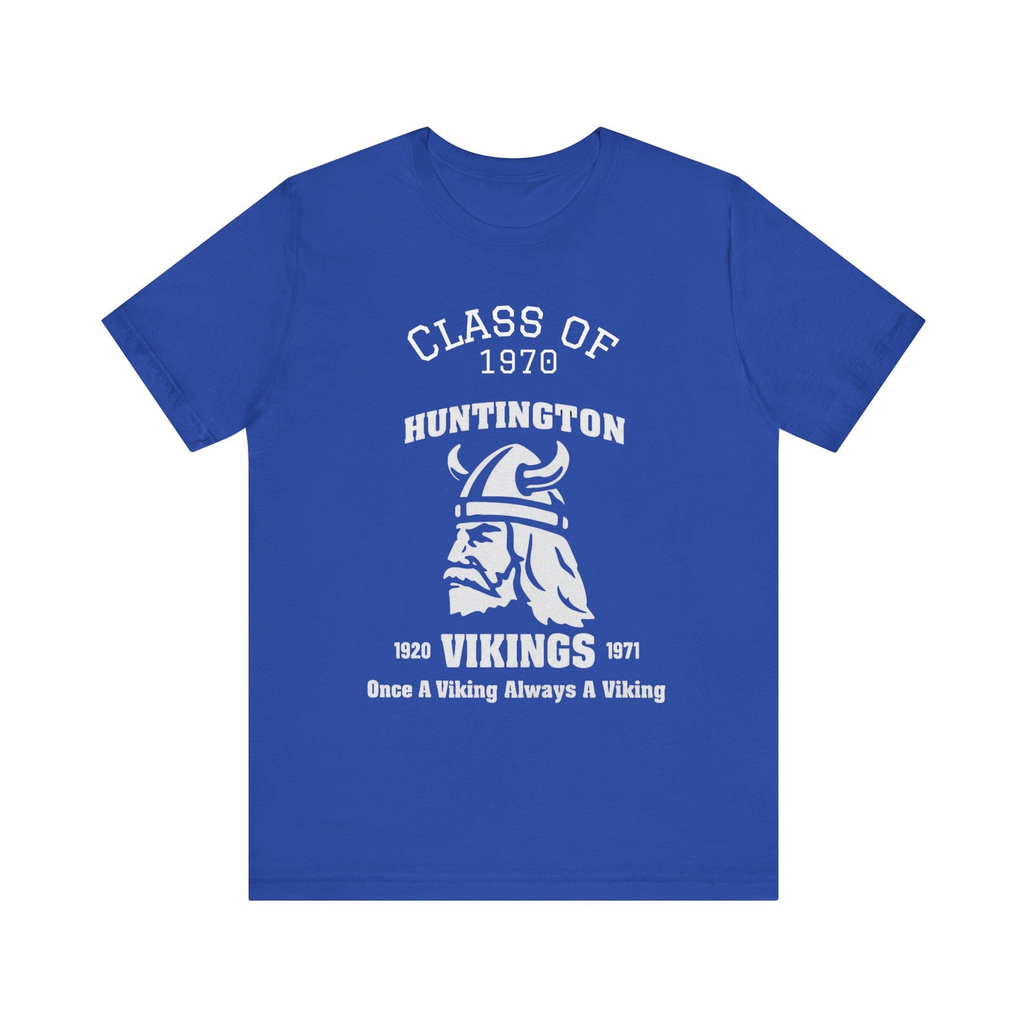 Vintage Class of 1970 Viking Tee, Graduation Shirt, Alumni Apparel, Casual Wear, School Spirit, Retro Graphic T-Shirt