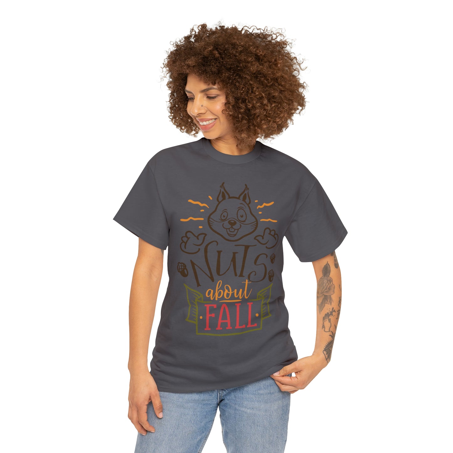 Nuts About Fall Unisex Heavy Cotton Tee