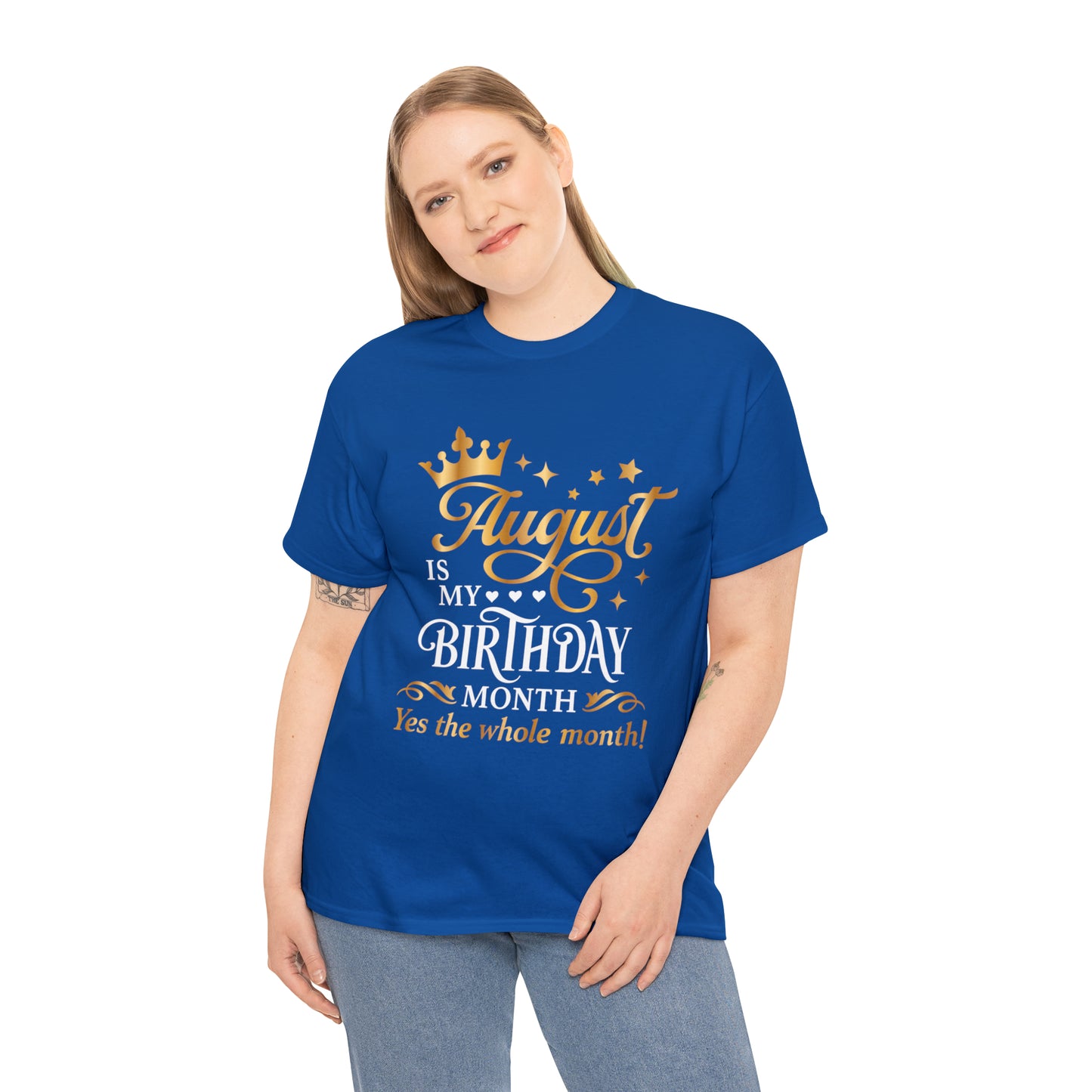 August Birthday Unisex  Cotton Tee