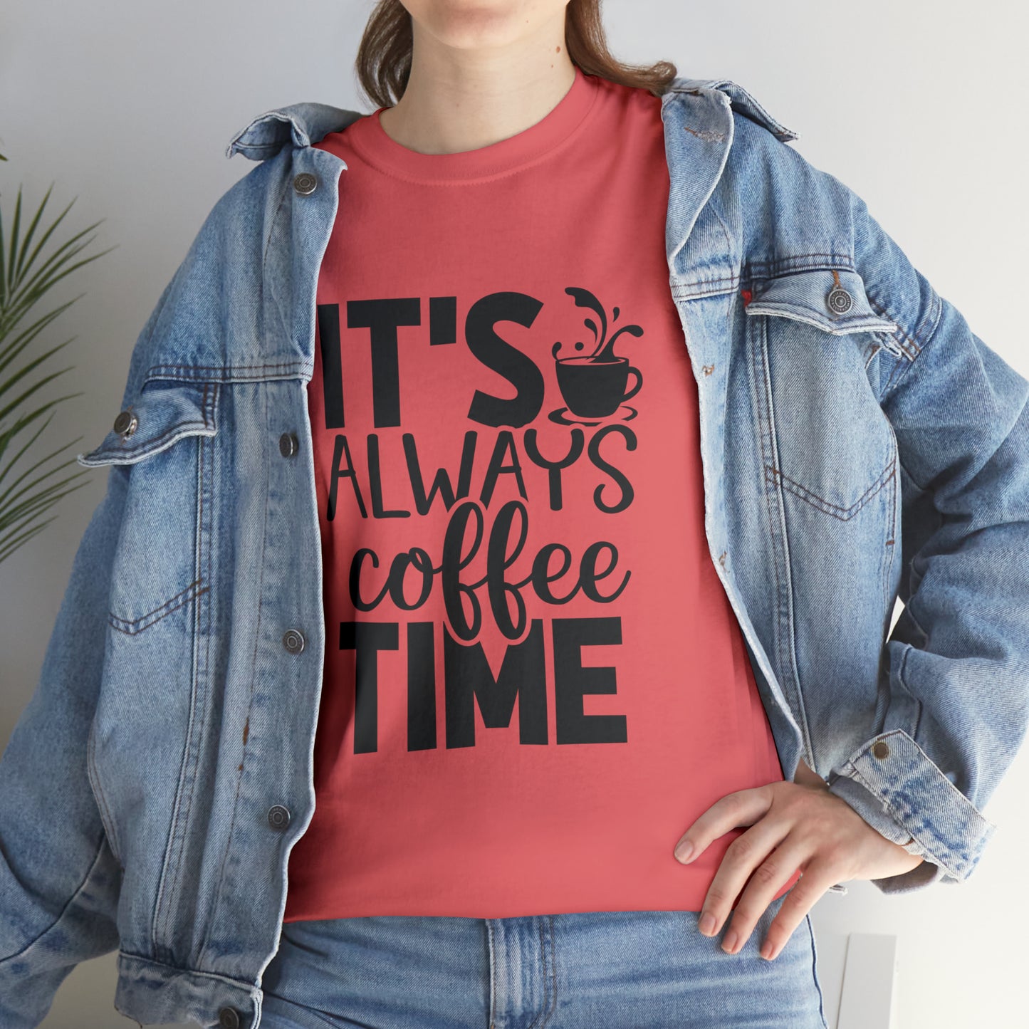Always time for coffee Unisex Cotton Tee