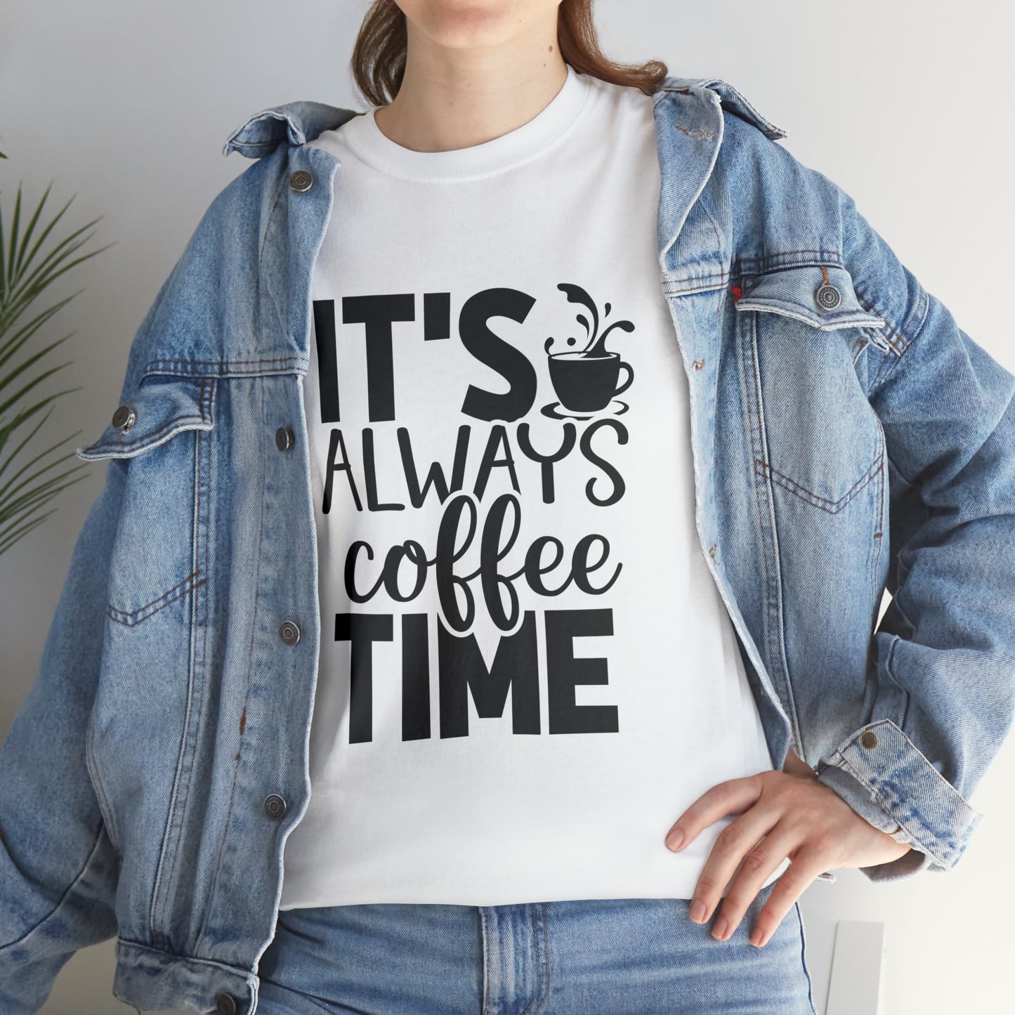 Always time for coffee Unisex Cotton Tee