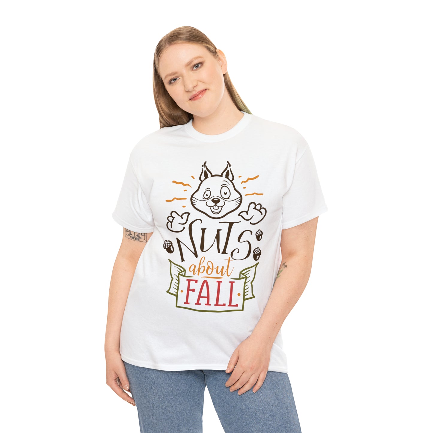Nuts About Fall Unisex Heavy Cotton Tee