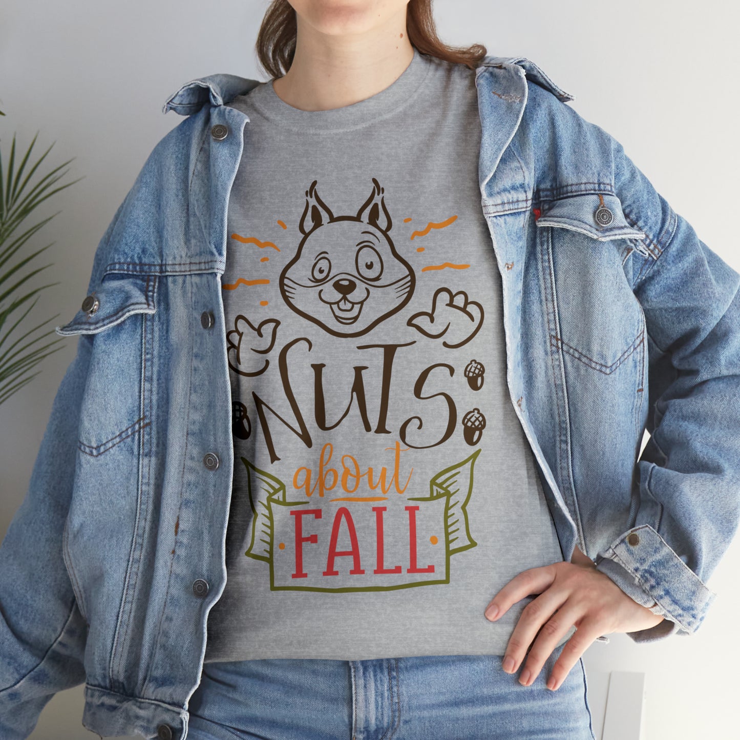 Nuts About Fall Unisex Heavy Cotton Tee