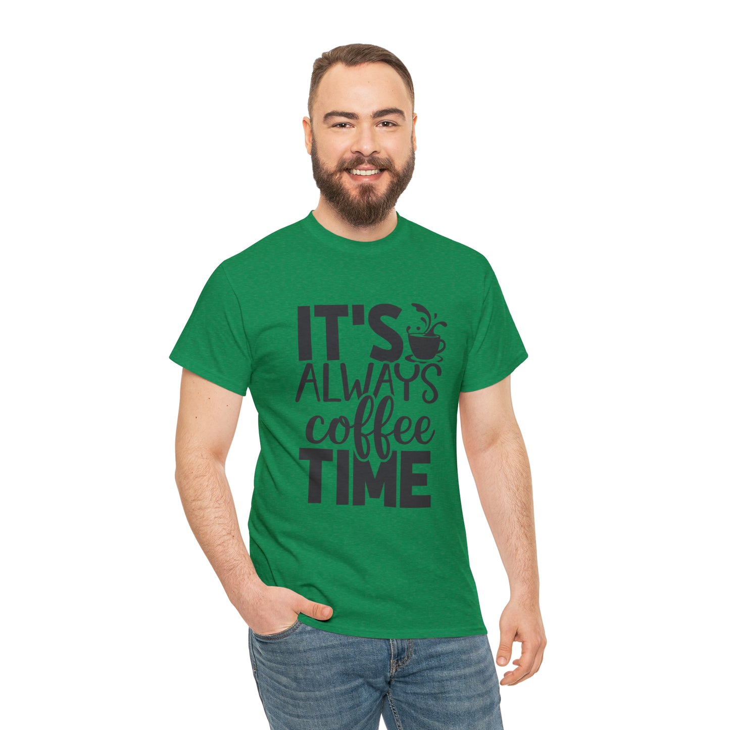 Always time for coffee Unisex Cotton Tee