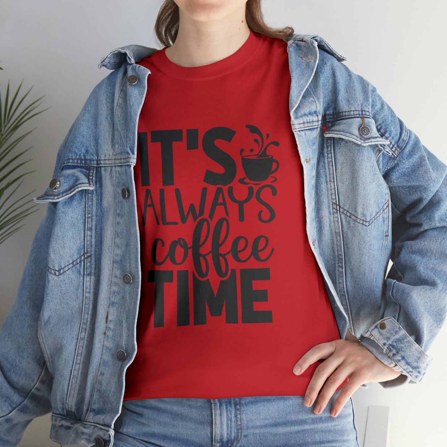 Always time for coffee Unisex Cotton Tee