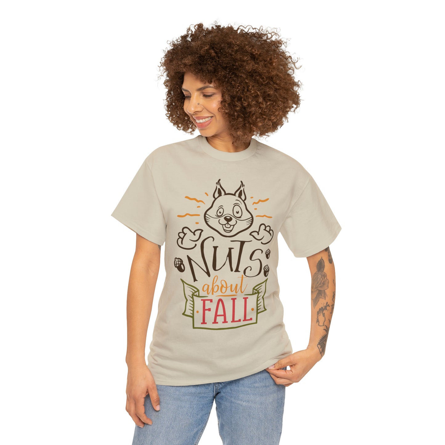 Nuts About Fall Unisex Heavy Cotton Tee