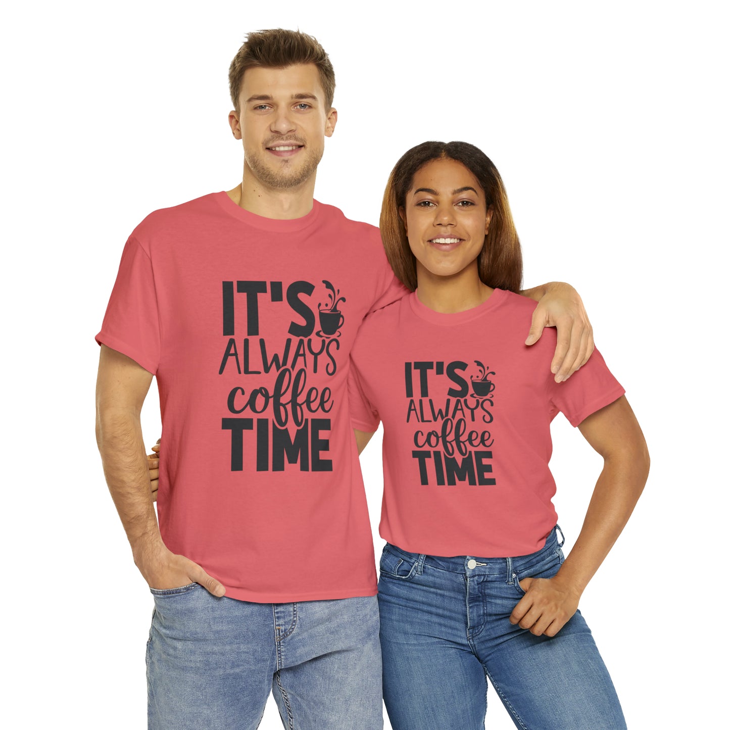 Always time for coffee Unisex Cotton Tee