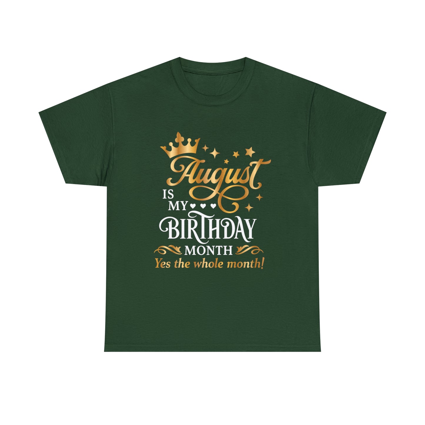 August Birthday Unisex  Cotton Tee