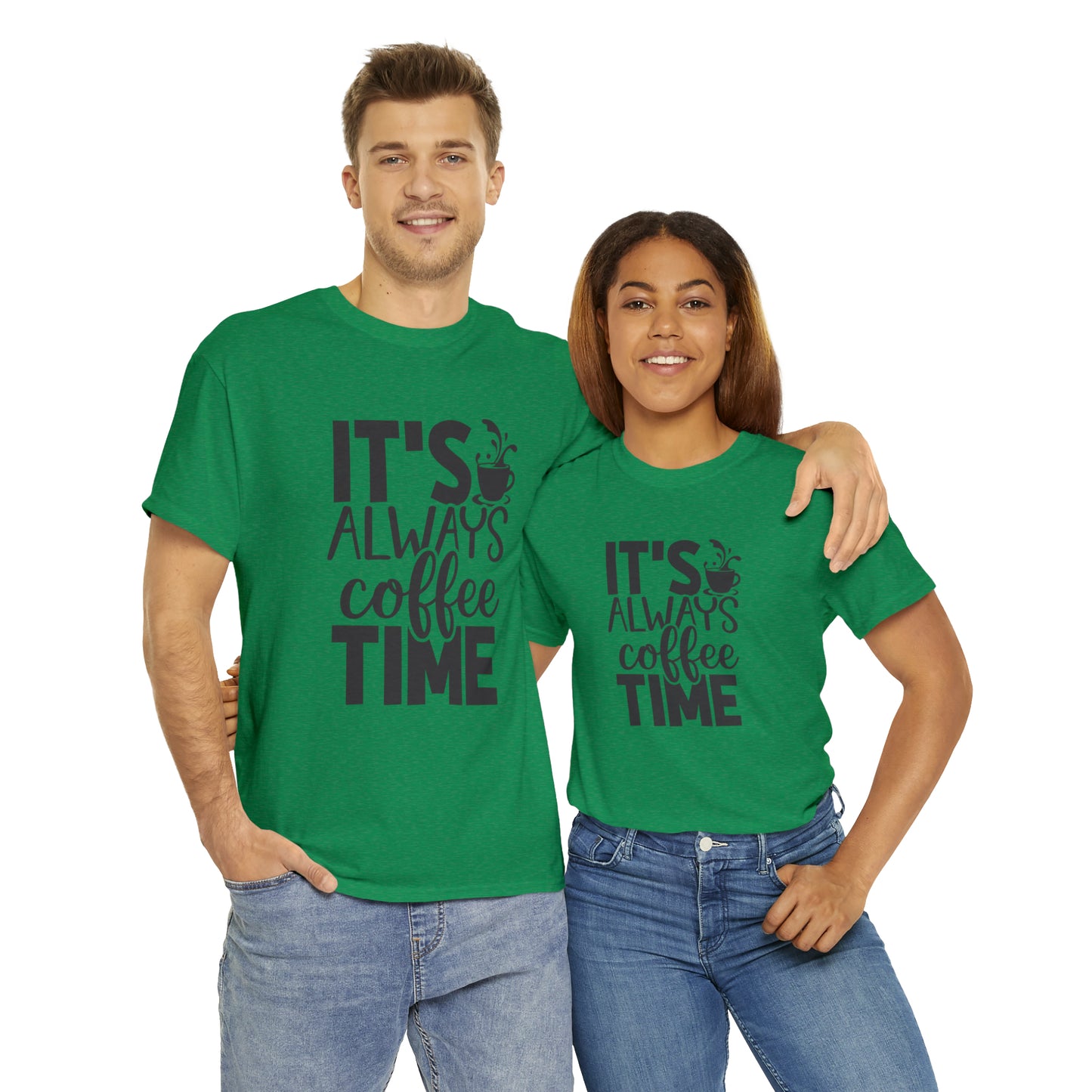 Always time for coffee Unisex Cotton Tee