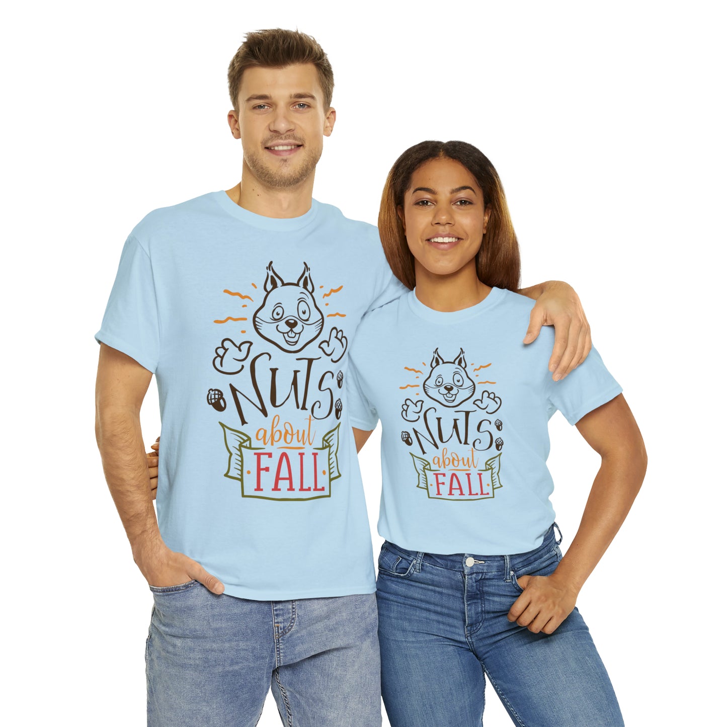 Nuts About Fall Unisex Heavy Cotton Tee