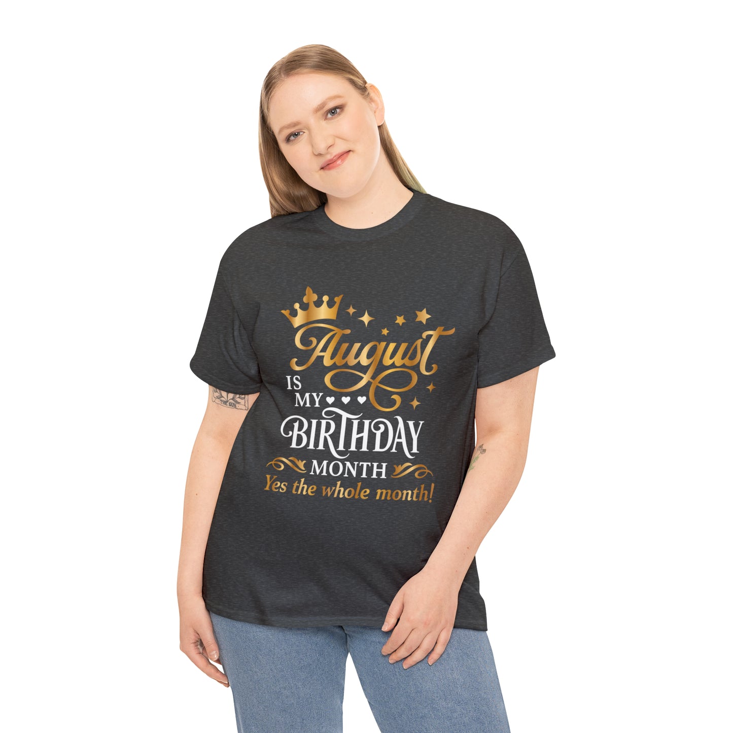 August Birthday Unisex  Cotton Tee