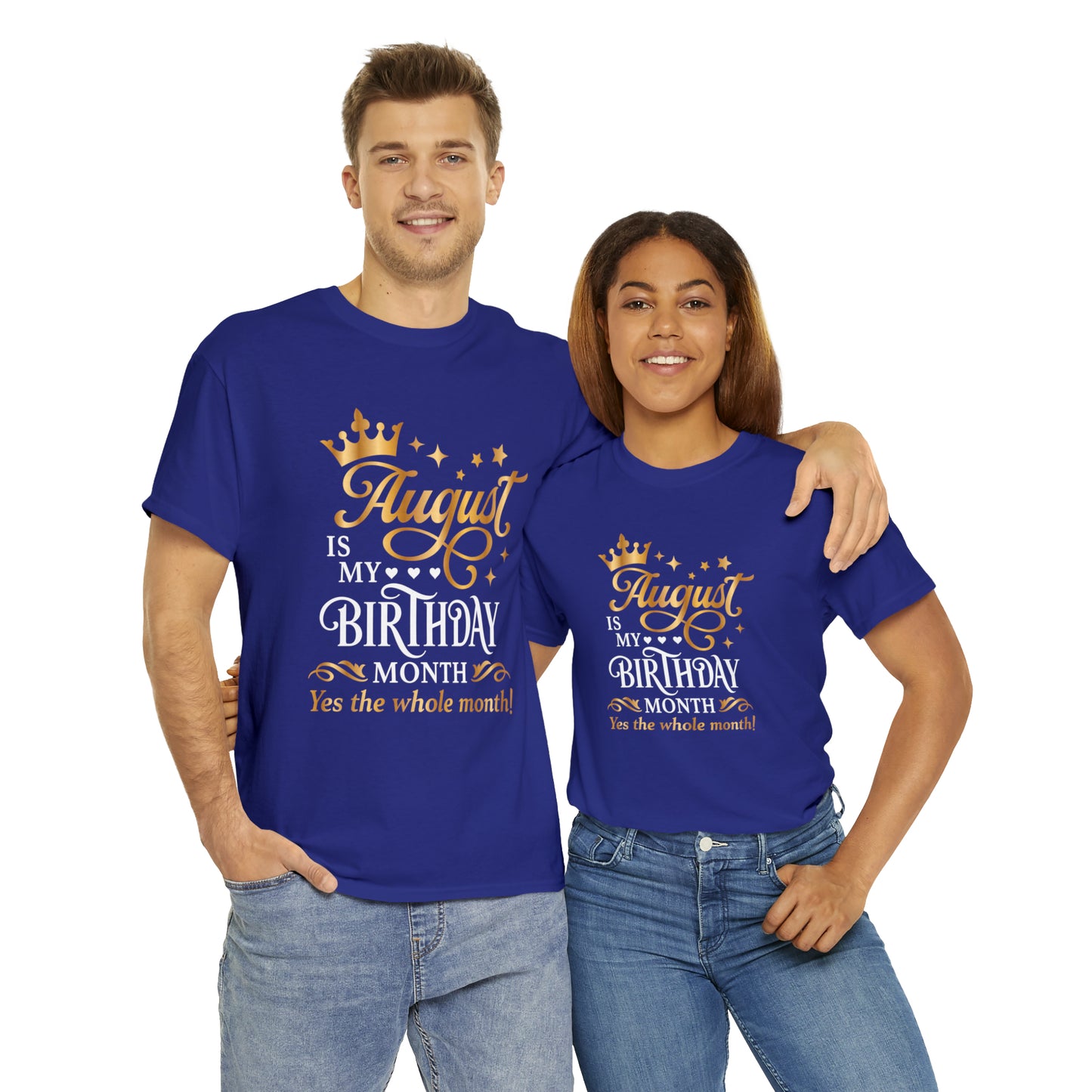 August Birthday Unisex  Cotton Tee