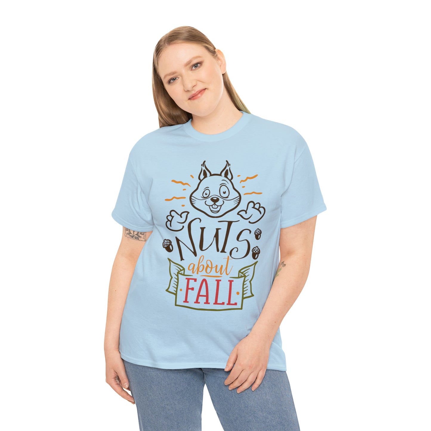 Nuts About Fall Unisex Heavy Cotton Tee