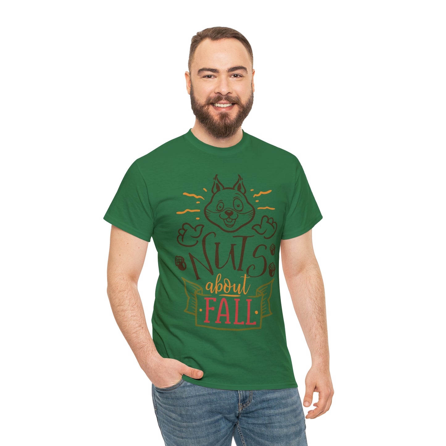 Nuts About Fall Unisex Heavy Cotton Tee