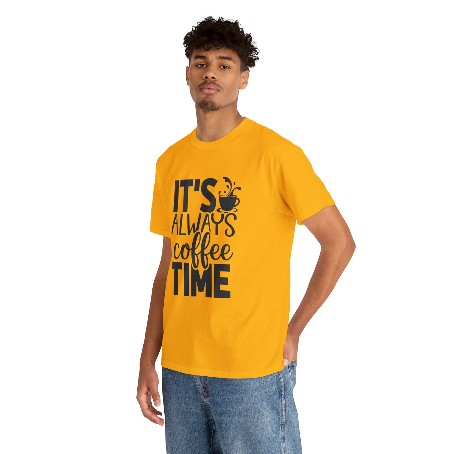 Always time for coffee Unisex Cotton Tee