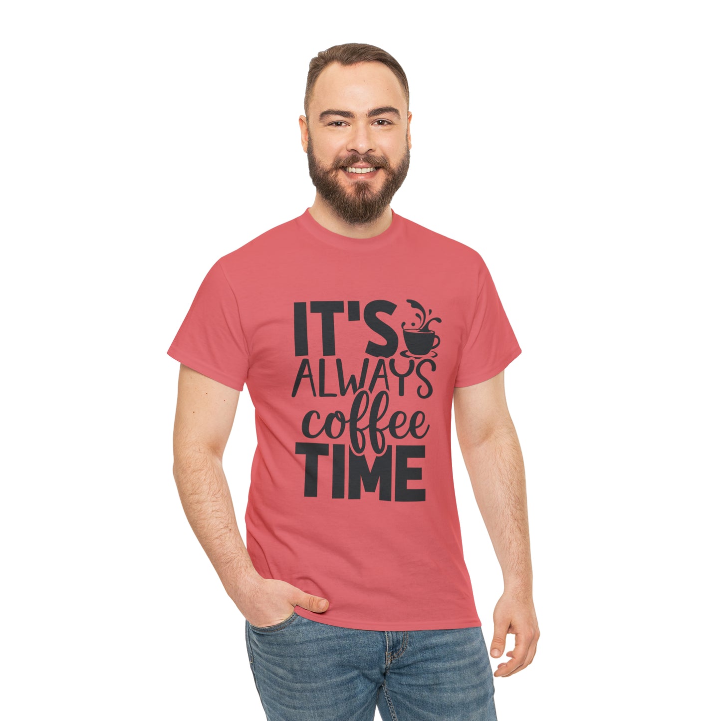 Always time for coffee Unisex Cotton Tee