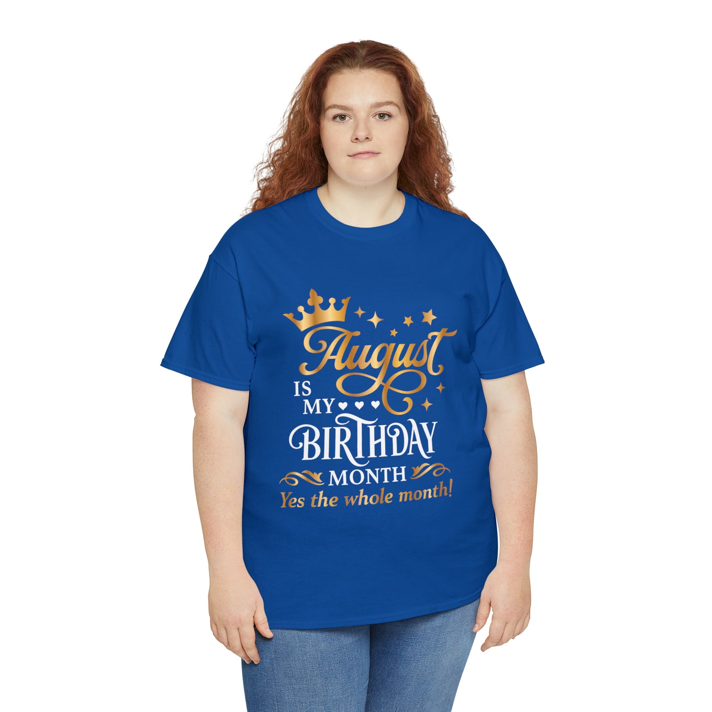 August Birthday Unisex  Cotton Tee