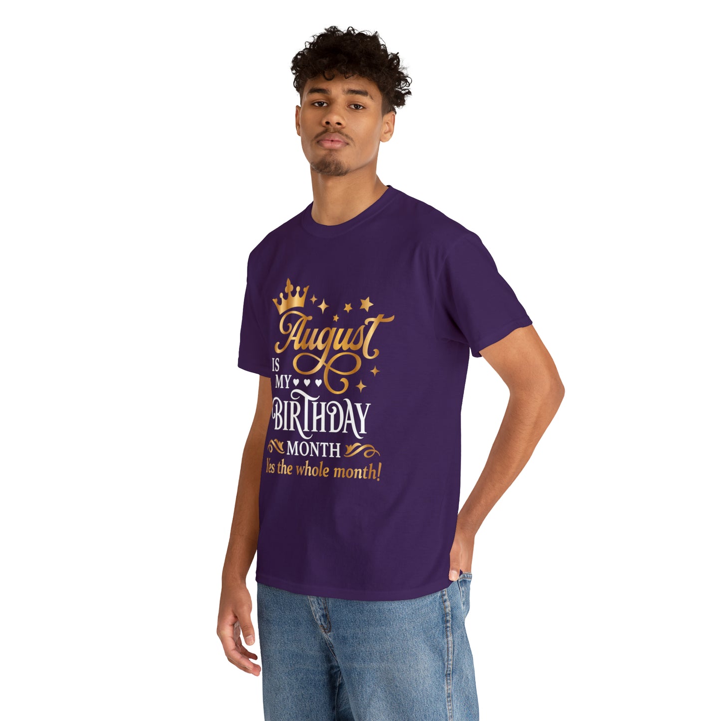 August Birthday Unisex  Cotton Tee