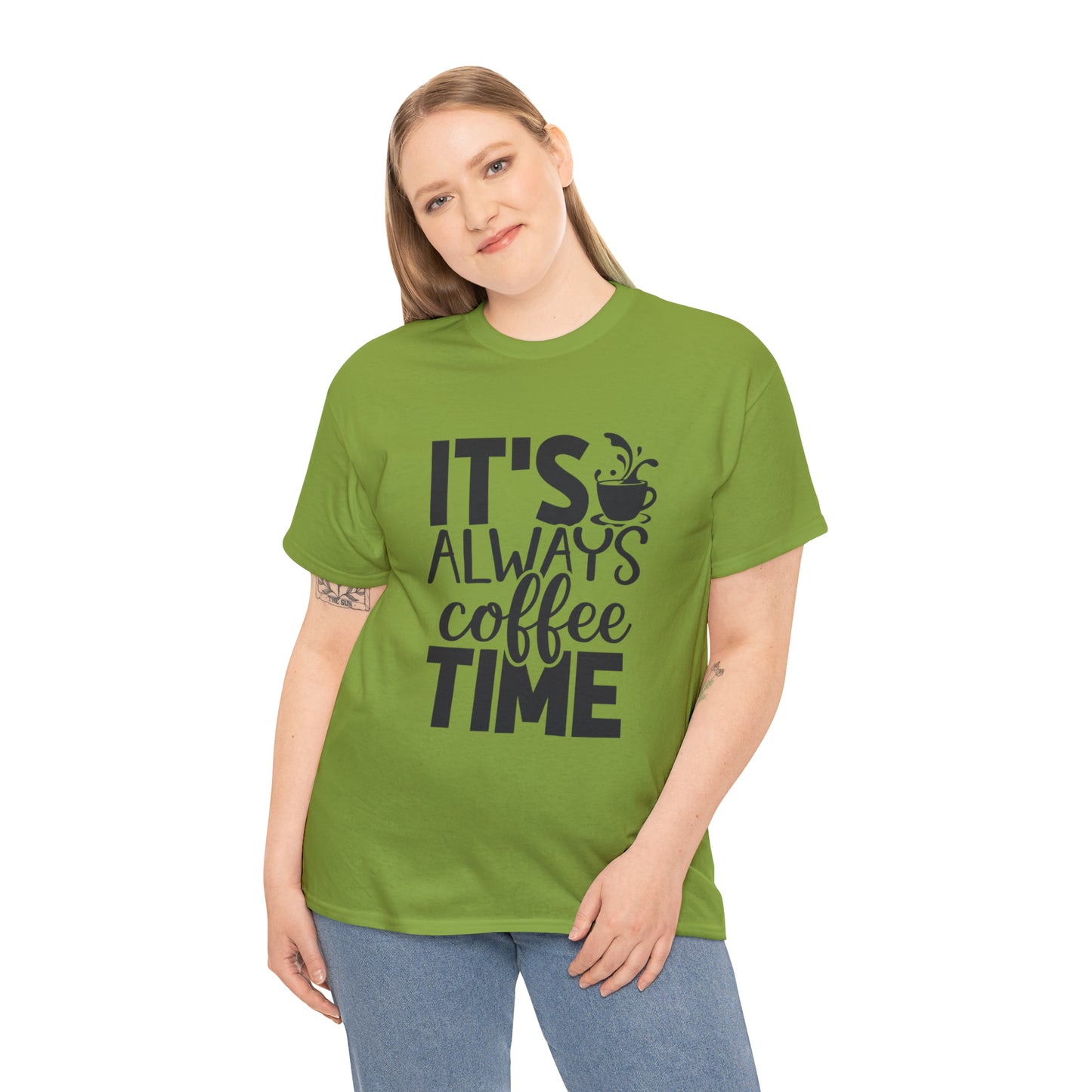 Always time for coffee Unisex Cotton Tee