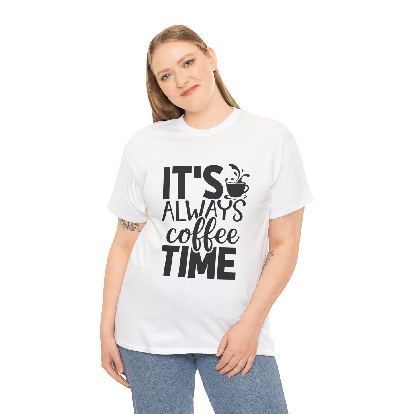 Always time for coffee Unisex Cotton Tee