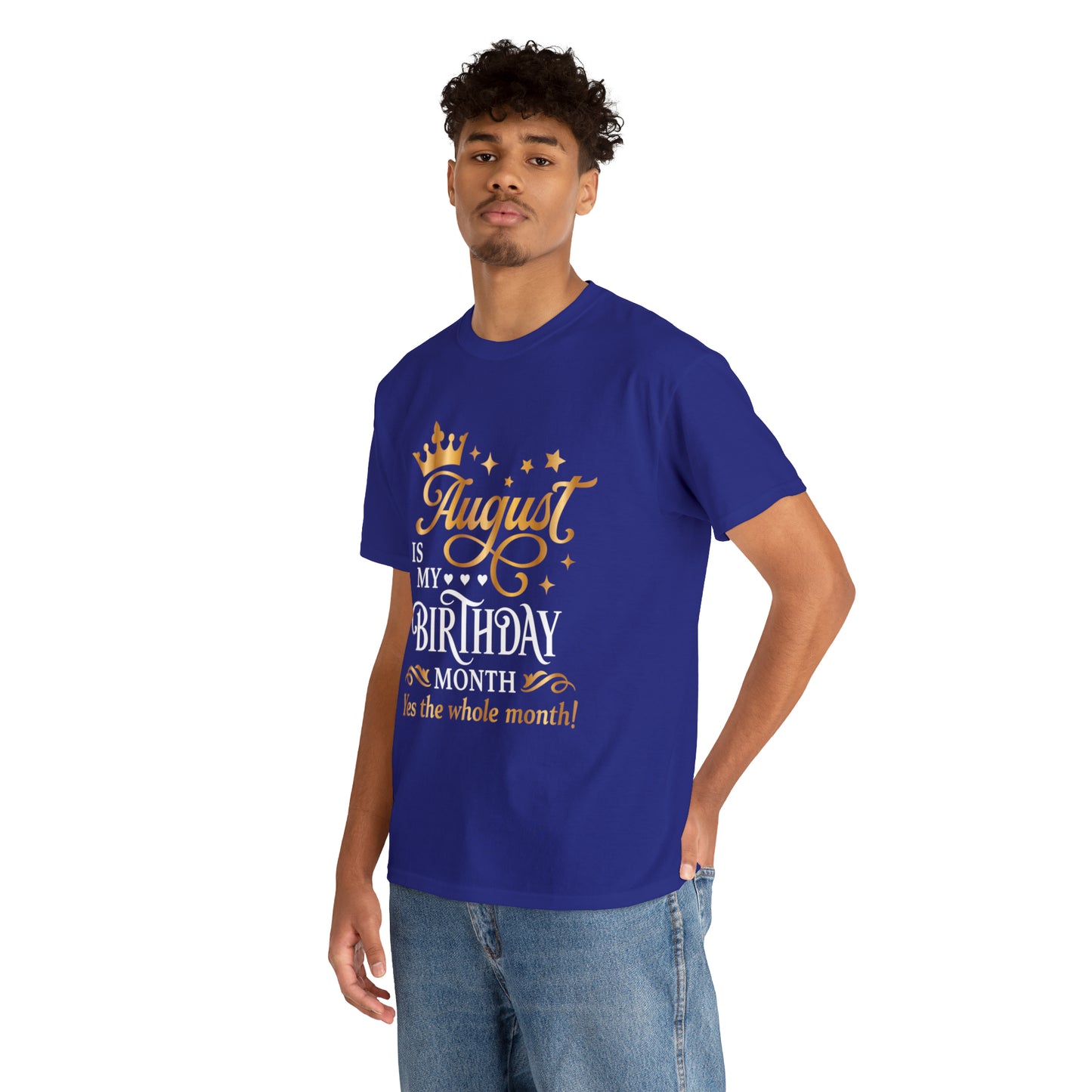 August Birthday Unisex  Cotton Tee
