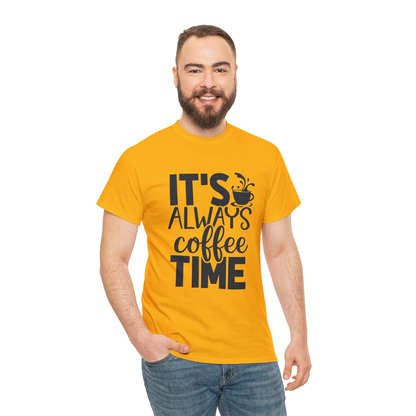 Always time for coffee Unisex Cotton Tee
