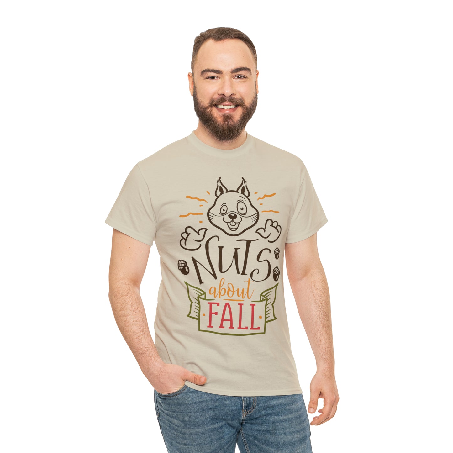 Nuts About Fall Unisex Heavy Cotton Tee