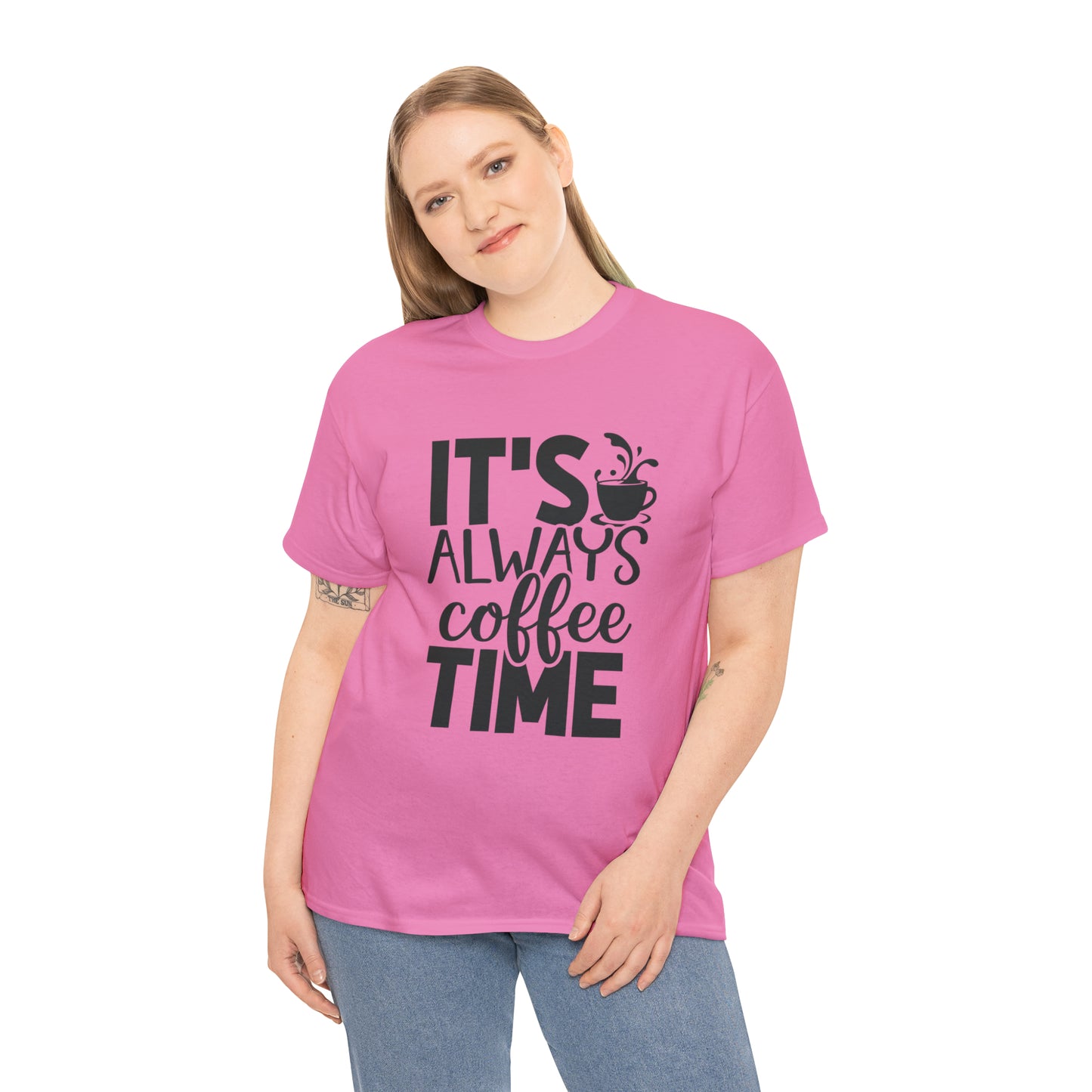 Always time for coffee Unisex Cotton Tee