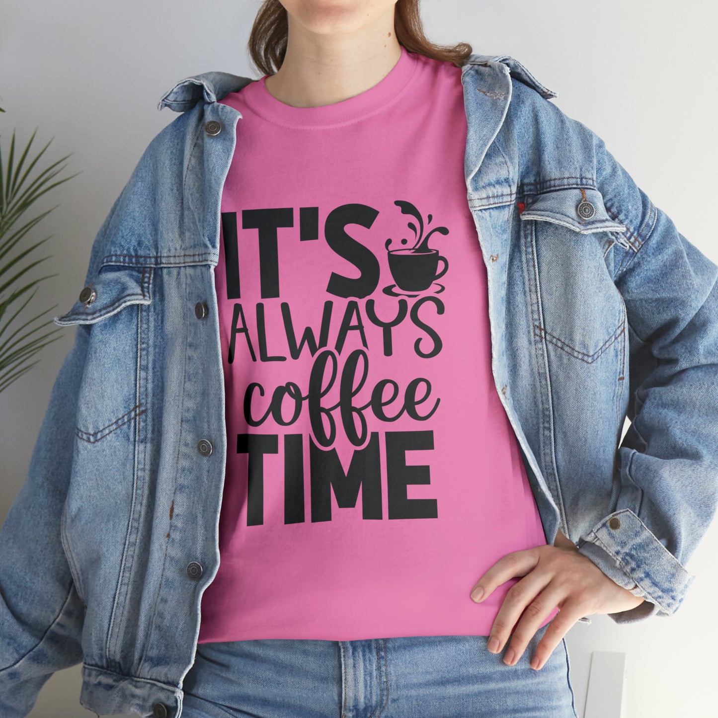 Always time for coffee Unisex Cotton Tee