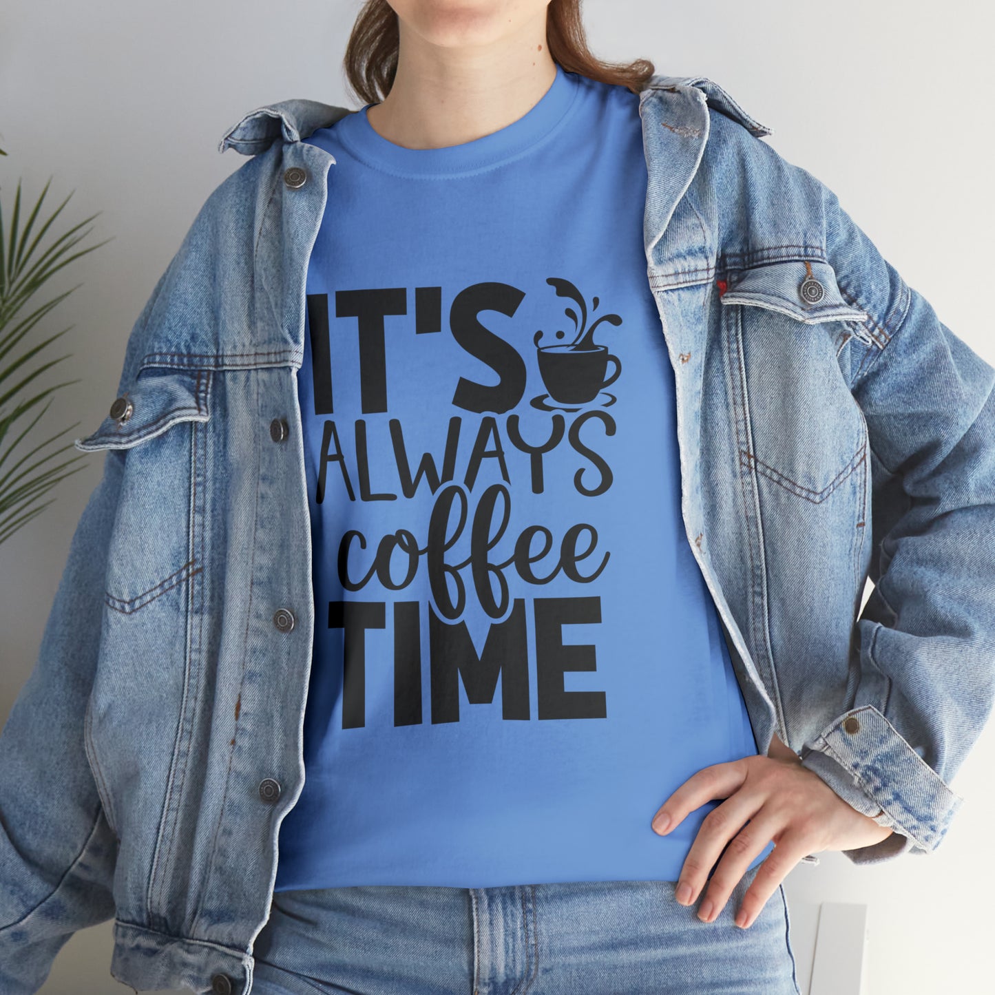 Always time for coffee Unisex Cotton Tee