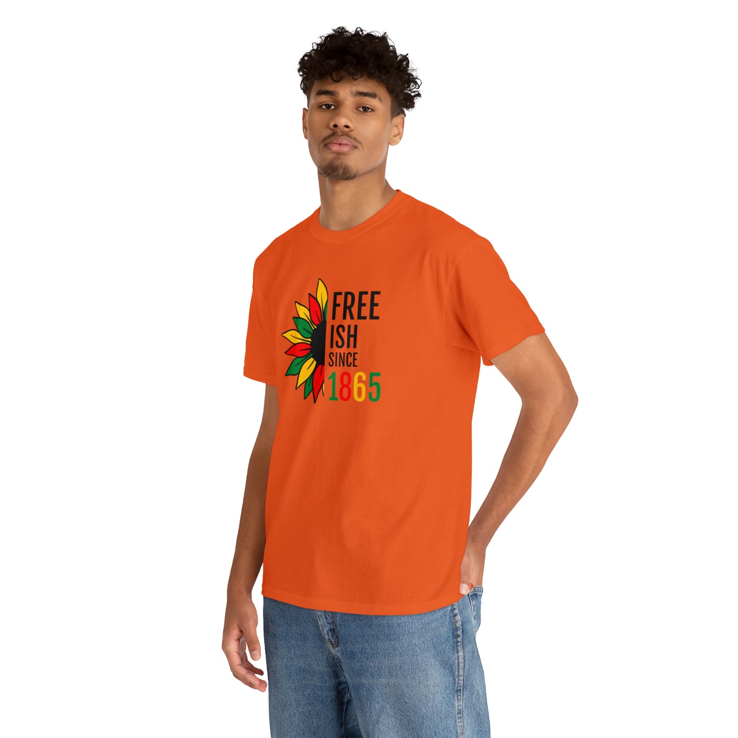 Freeish Flower Unisex Heavy Cotton Tee