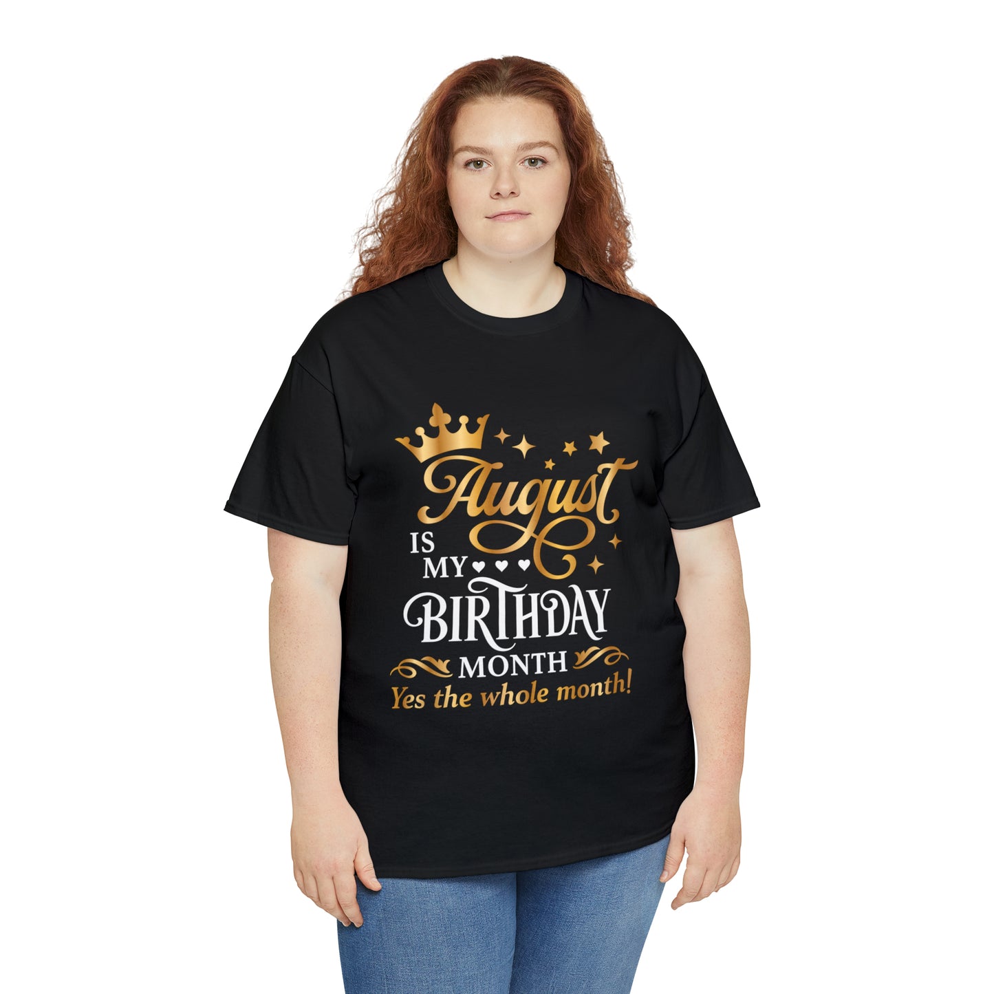 August Birthday Unisex  Cotton Tee