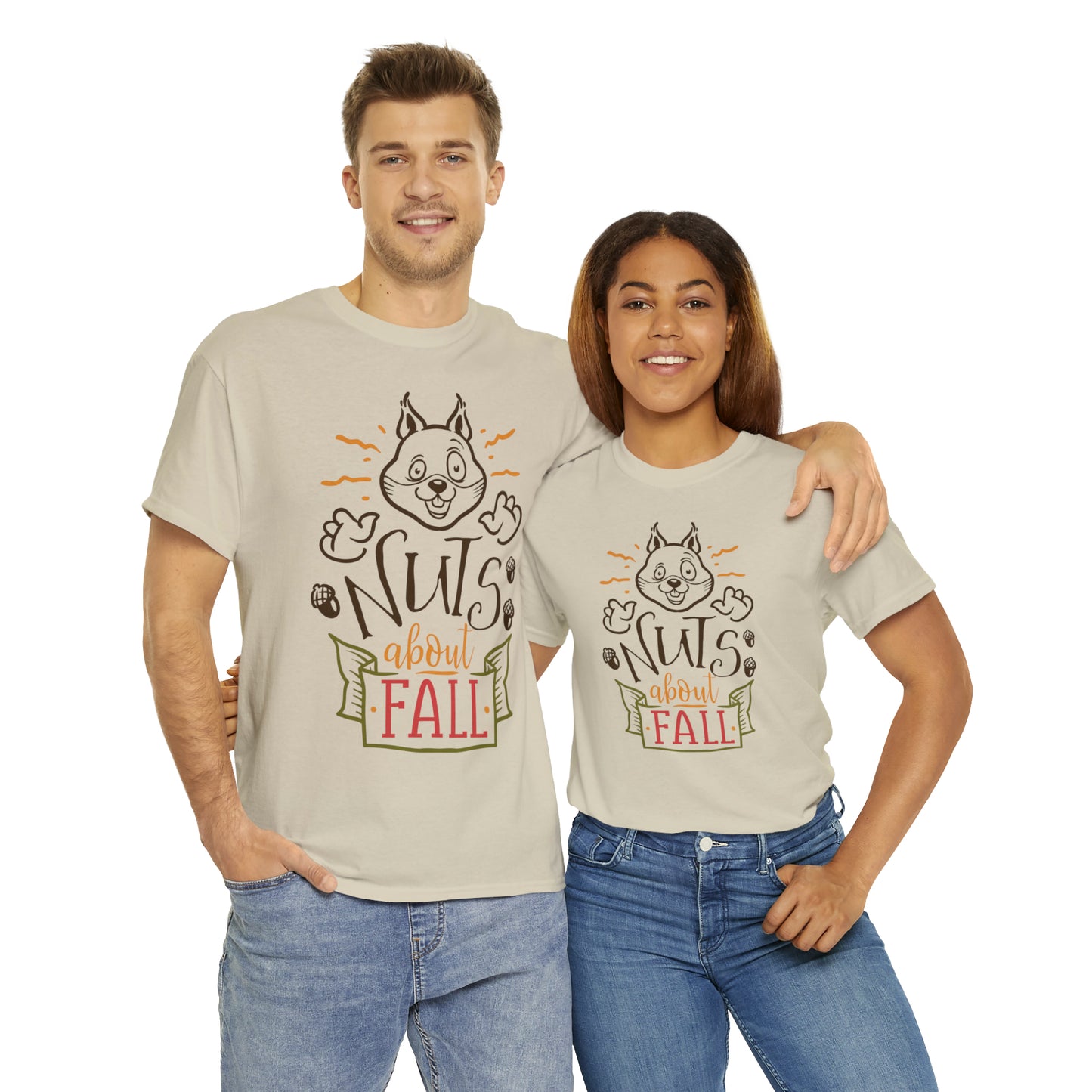 Nuts About Fall Unisex Heavy Cotton Tee