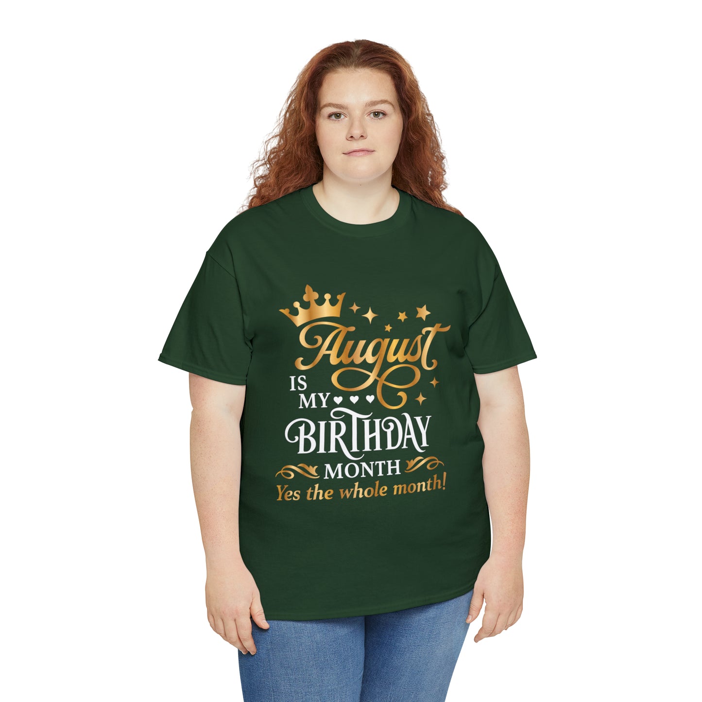 August Birthday Unisex  Cotton Tee