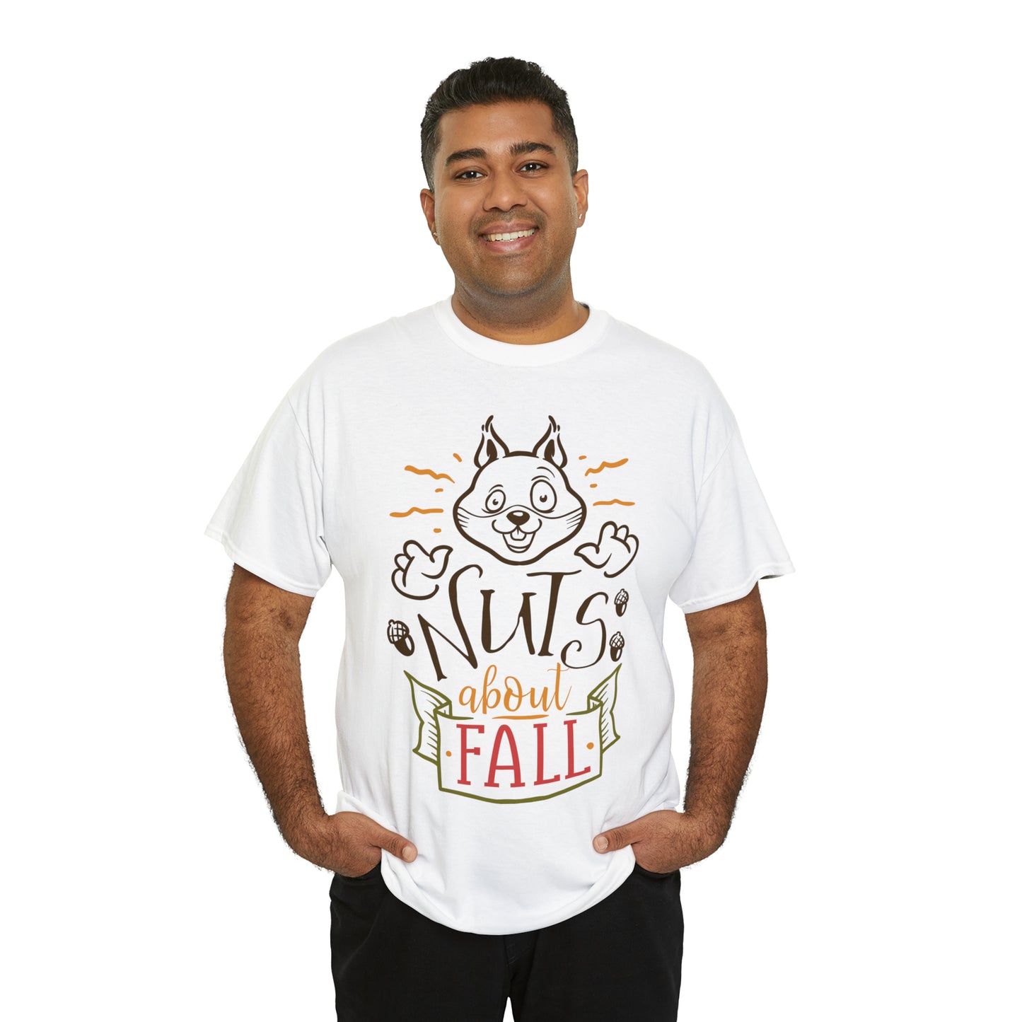 Nuts About Fall Unisex Heavy Cotton Tee