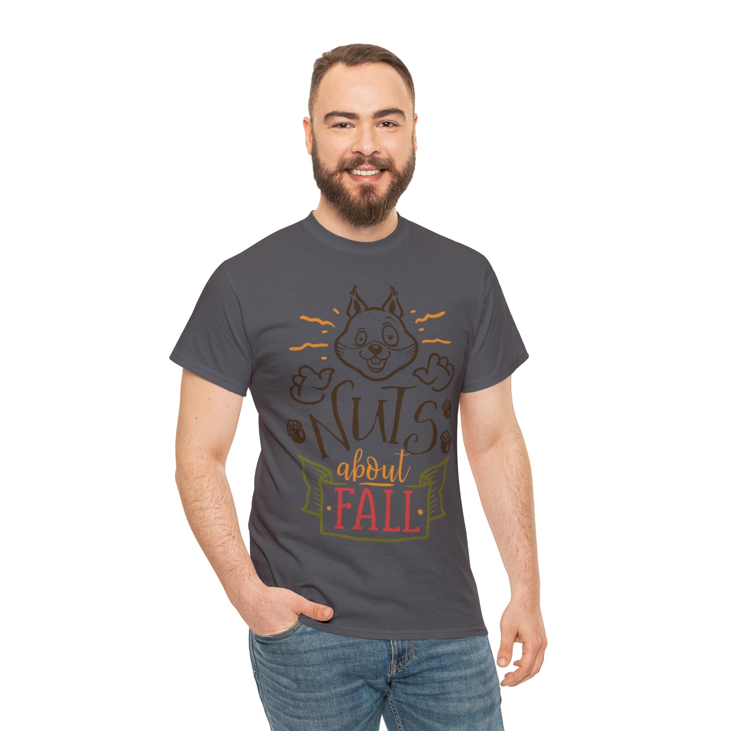 Nuts About Fall Unisex Heavy Cotton Tee