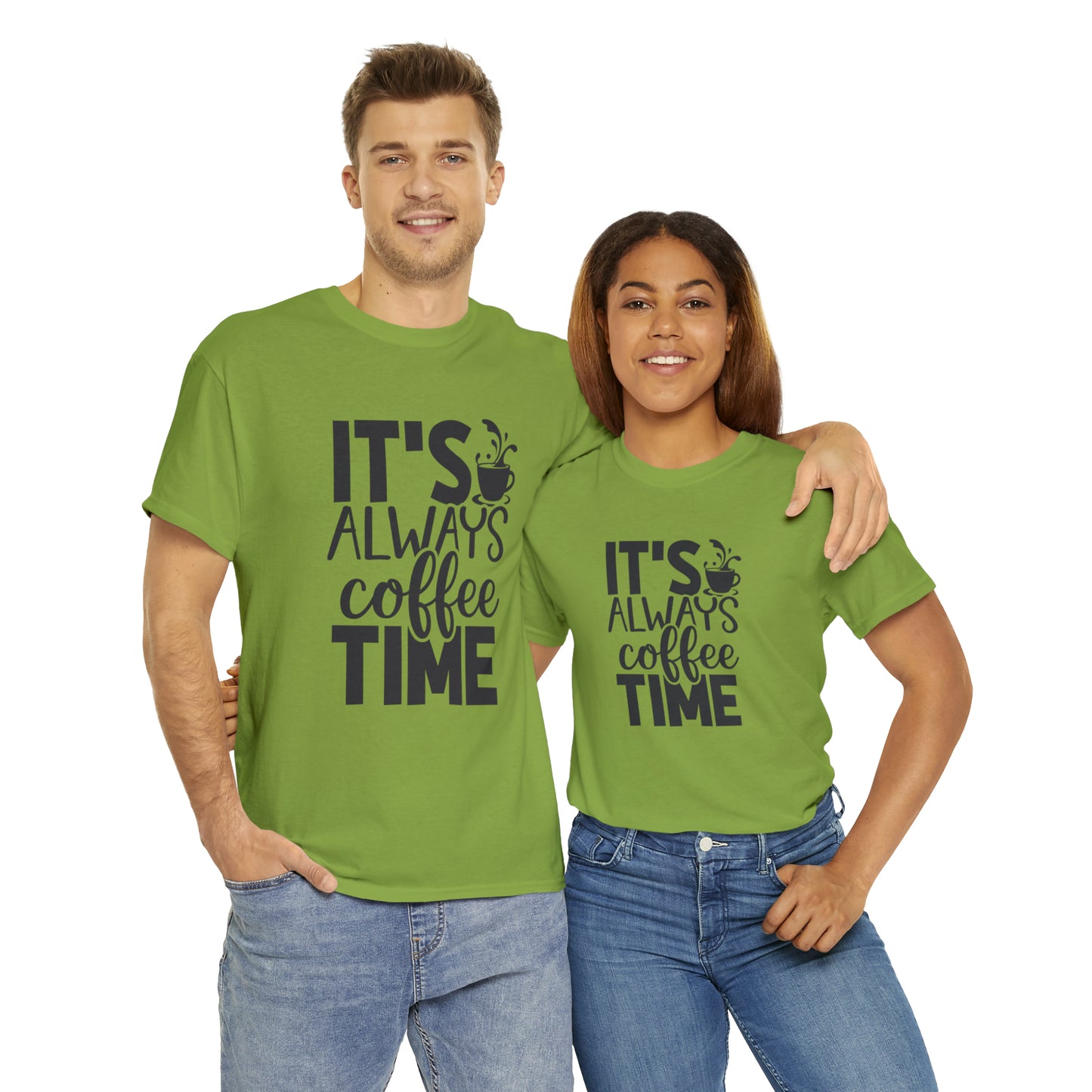 Always time for coffee Unisex Cotton Tee