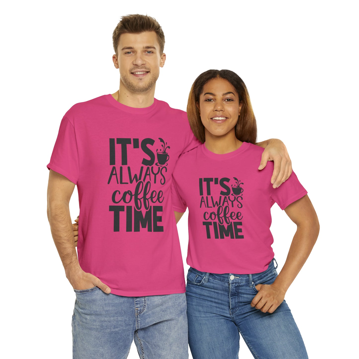 Always time for coffee Unisex Cotton Tee