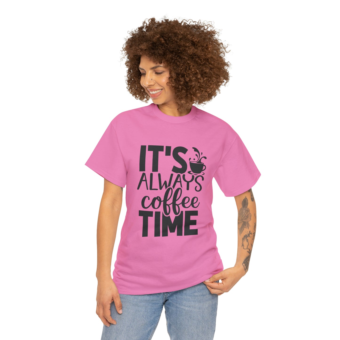Always time for coffee Unisex Cotton Tee