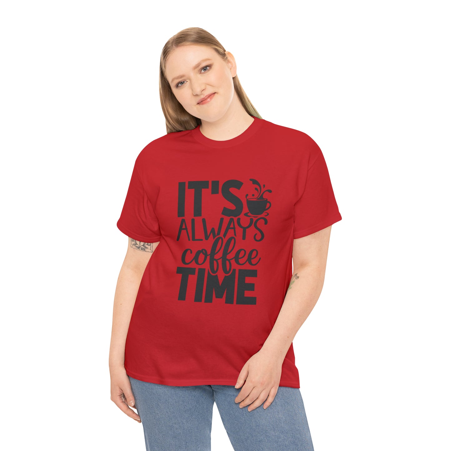 Always time for coffee Unisex Cotton Tee