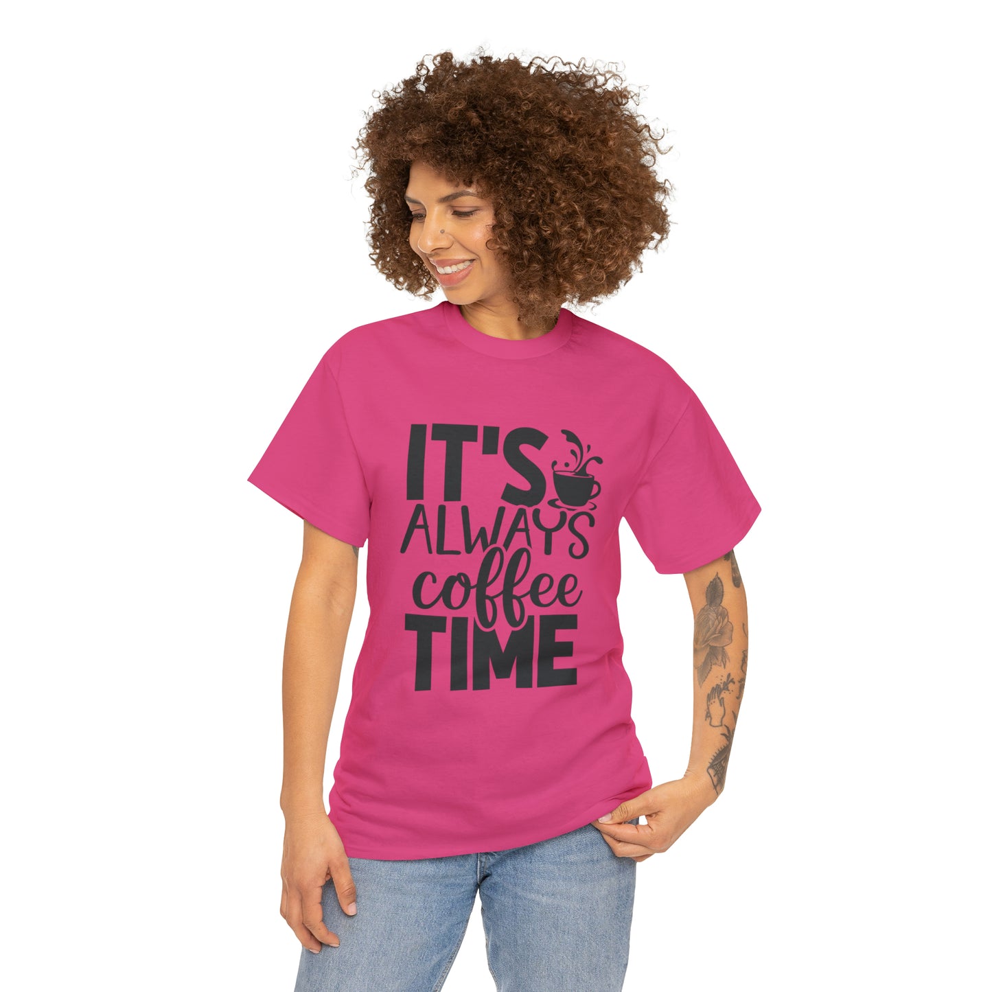 Always time for coffee Unisex Cotton Tee