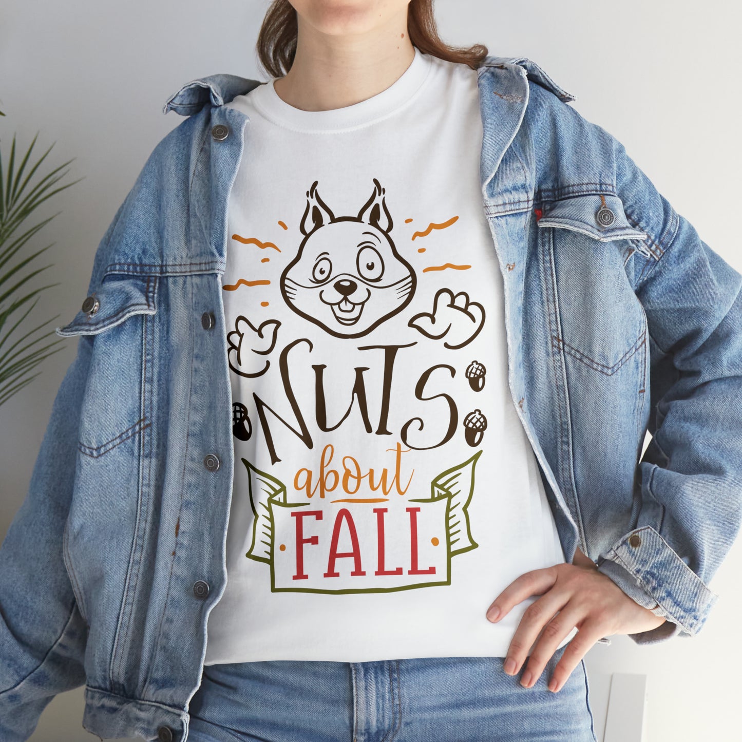 Nuts About Fall Unisex Heavy Cotton Tee