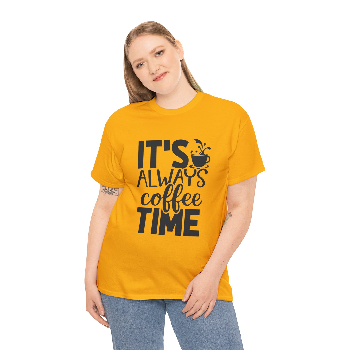 Always time for coffee Unisex Cotton Tee
