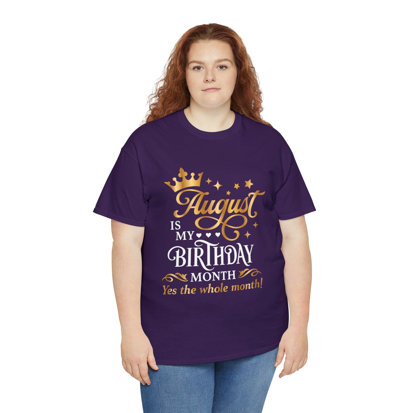 August Birthday Unisex  Cotton Tee