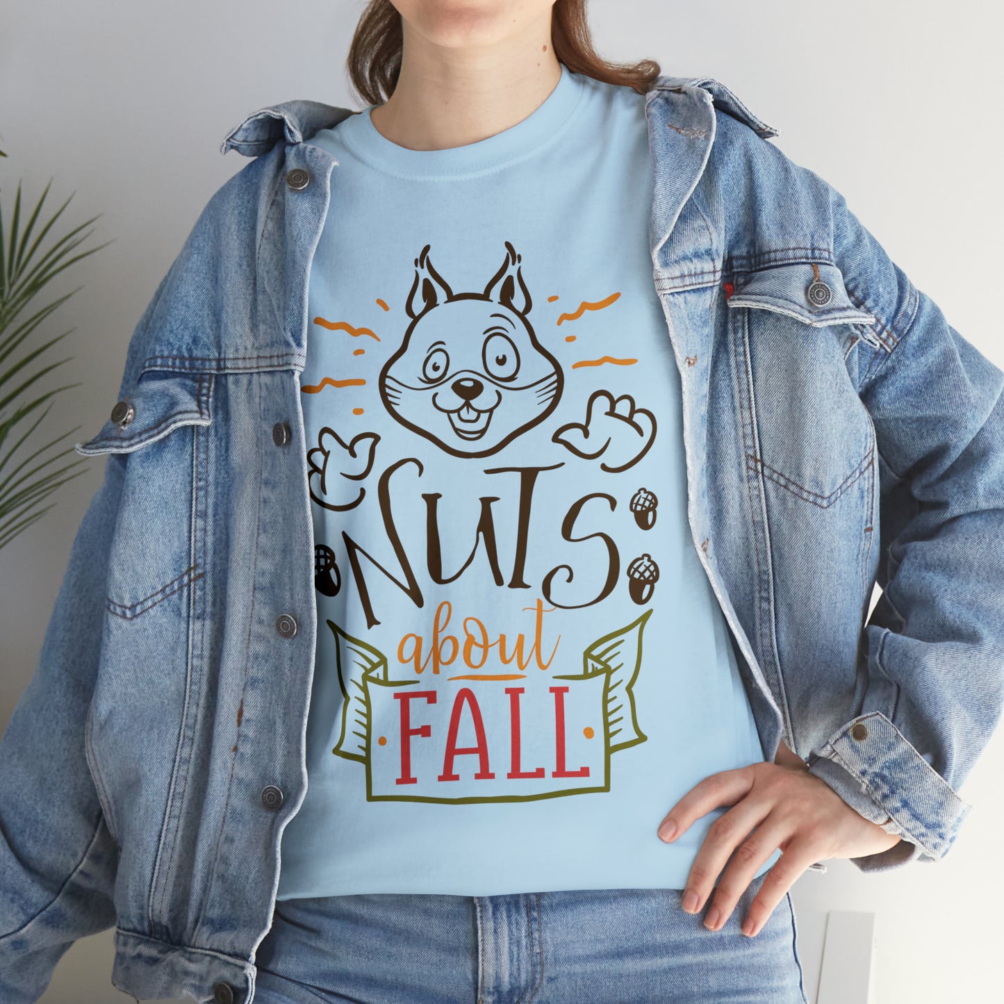 Nuts About Fall Unisex Heavy Cotton Tee