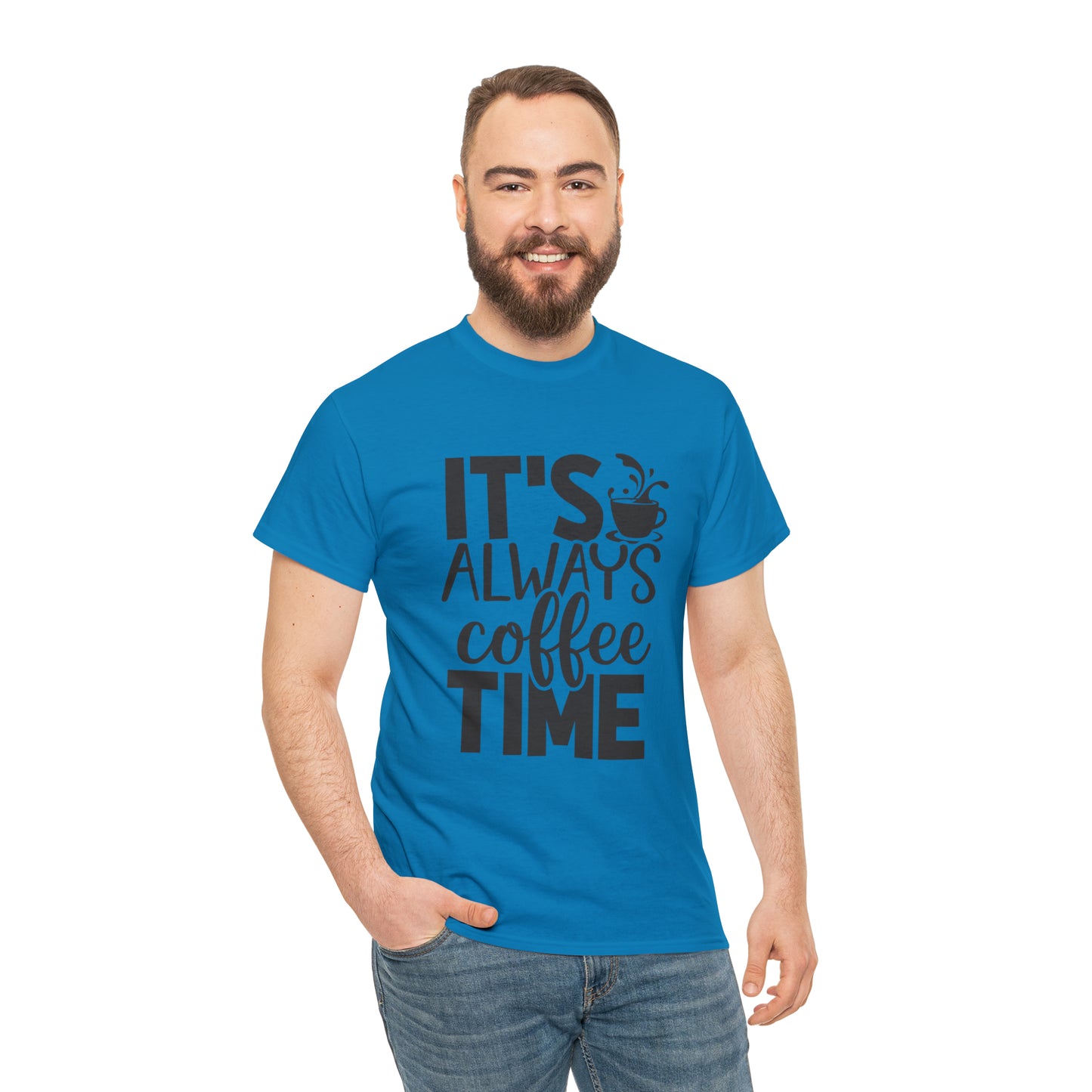 Always time for coffee Unisex Cotton Tee